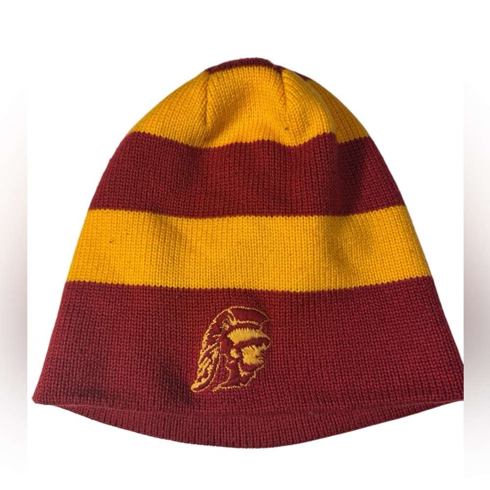 Vintage Retro Nike USC Trojans College Football Men’s OS Beanie Hat MINTY